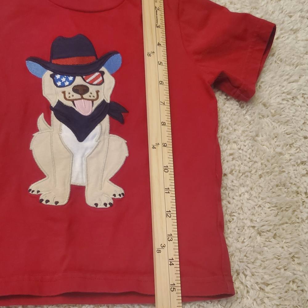 5 For‎ $25 Gymboree Red Patriotic Dog Kids T-Shirt Size 3T - Picture 4 of 7